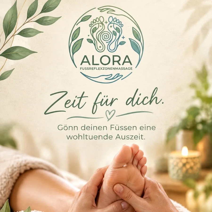 Fussreflexzonenmassage mit Claudia König Alora Fussreflexzonenmassage – Zeit für dich: Hände bei einer Fussreflexzonenmassage